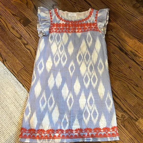 THML Embroidered Geometric Mini Dress - Picture 1 of 7